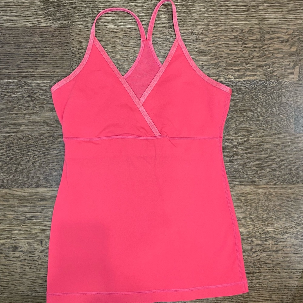 Lululemon V-Neck Power Y Tank Top Womens Size 4